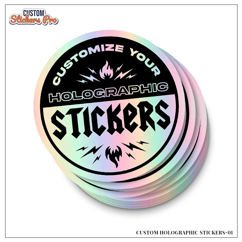 Custom HOLOGRAPHIC STICKERS Wholesale